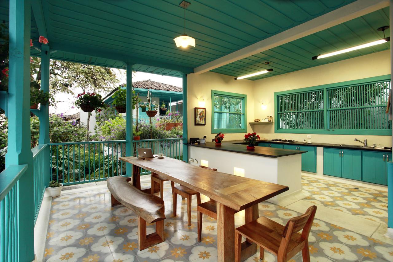 Casa De Las Dos Palmas Salento Esterno foto